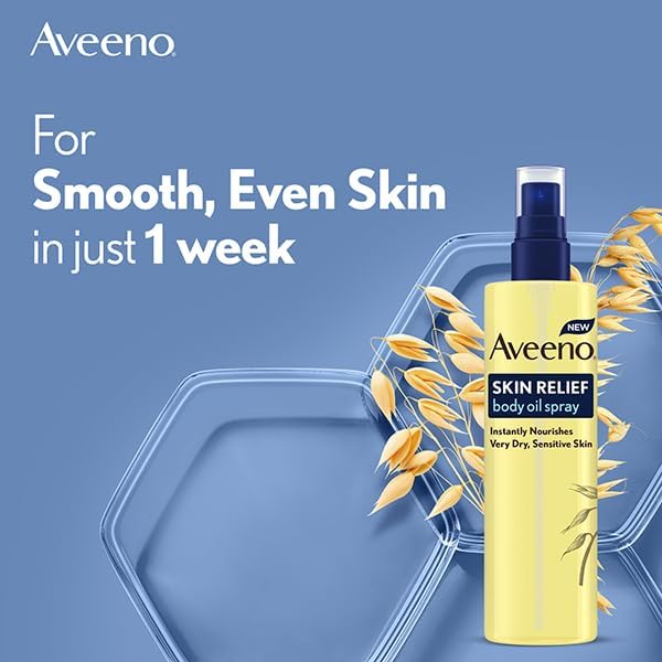 Aveeno Daily Nourishing Cleansing Oil – 200ml Vegan Shower Oil with Triple Oat Complex