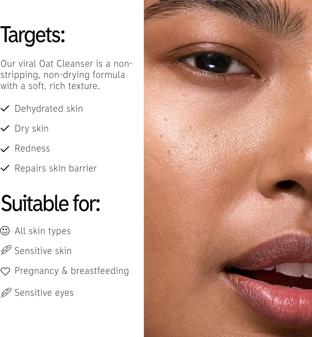 The INKEY List Oat Cleansing Balm – 150ml Gentle Makeup Dissolving Cleanser