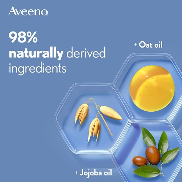 Aveeno Daily Nourishing Cleansing Oil – 200ml Vegan Shower Oil with Triple Oat Complex