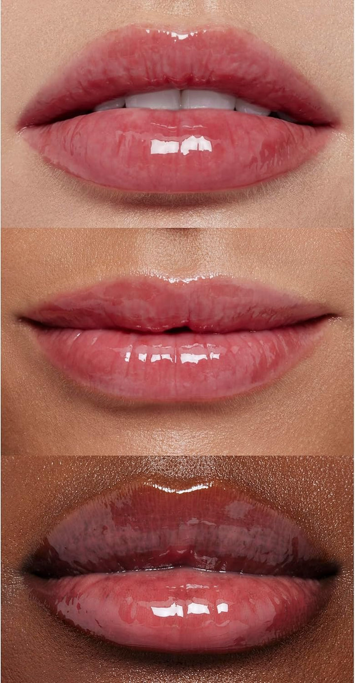 e.l.f. Glow Reviver Lip Oil – Rose Envy | Nourishing Tinted Shine with Apricot Oil | Vegan & Cruelty-Free Beauty