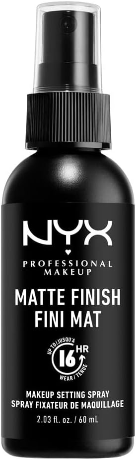 NYX Professional Makeup Setting Spray – Matte Finish 60ml | Long-Lasting | Vegan Formula