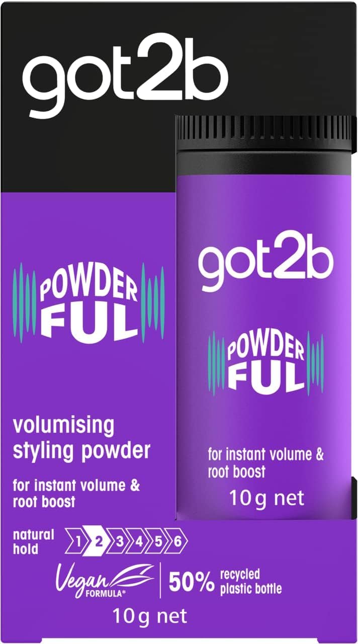 got2b POWDER’ful Volumising Styling Powder 10g | Instant Root Boost | Natural Hold | Vegan Formula