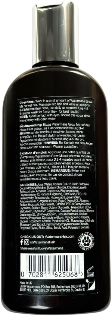 Grow Me Hair Growth Shampoo Advanced Hair Thickening Treatment for Women & Men | 250ml