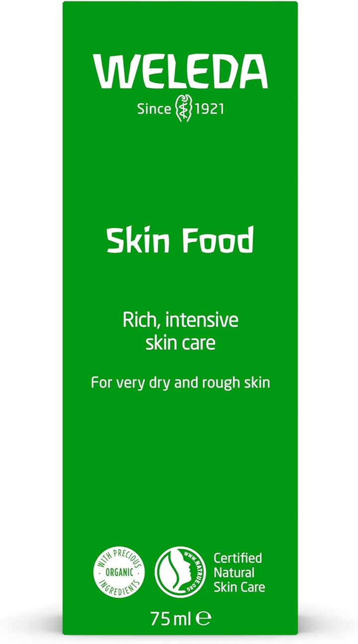 Weleda Skin Food – 75ml Dry Skin Moisturiser | Face & Body | 100% Certified Natural
