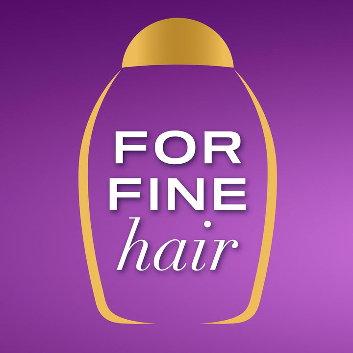OGX Biotin & Collagen Volumising Shampoo 385ml | For Fine, Flat Hair | Sulfate-Free Surfactants