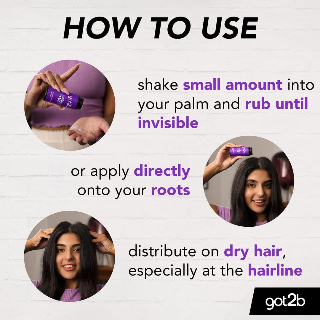 got2b POWDER’ful Volumising Styling Powder 10g | Instant Root Boost | Natural Hold | Vegan Formula