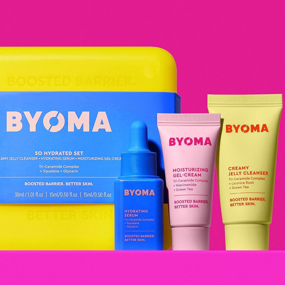 BYOMA So Hydrated Set - Barrier Repair Skincare Set (30ml, 15ml, 15ml)