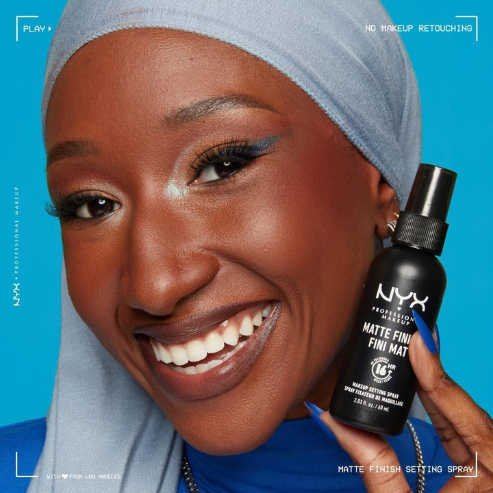 NYX Professional Makeup Setting Spray – Matte Finish 60ml | Long-Lasting | Vegan Formula