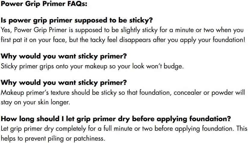 e.l.f. Power Grip Primer – Hydrating Gel Face Primer for Long-Lasting Makeup | Smooths & Moisturizes | 0.811 fl oz – Clear