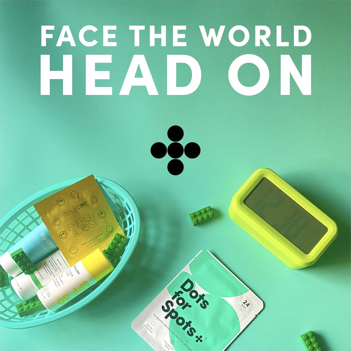 ClearSkin Dots — 60 Translucent Hydrocolloid Acne Spot Patches | Fast-Acting, Vegan & Cruelty-Free