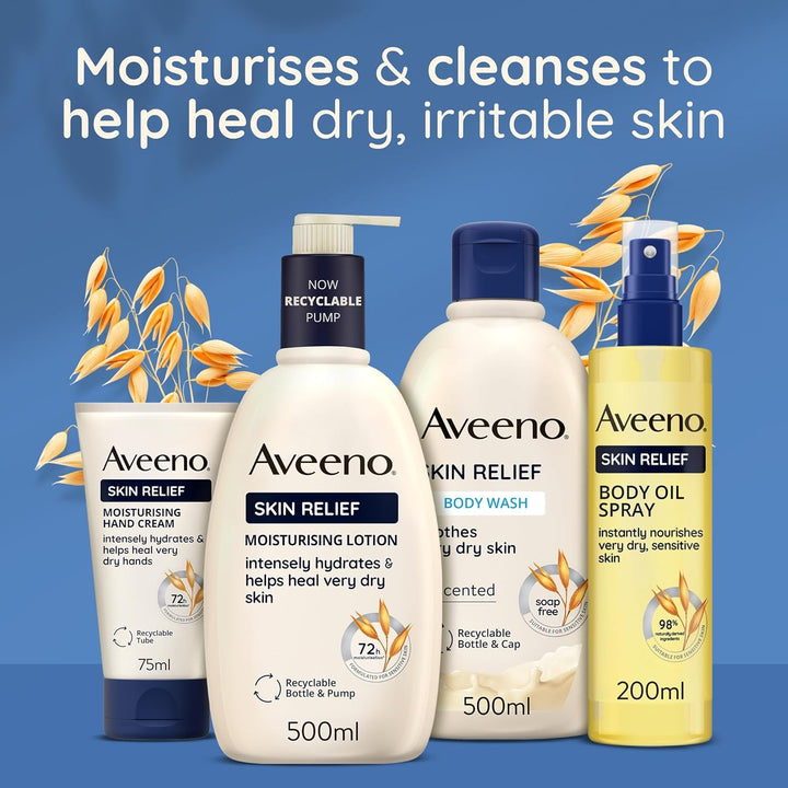 Aveeno Daily Nourishing Cleansing Oil – 200ml Vegan Shower Oil with Triple Oat Complex